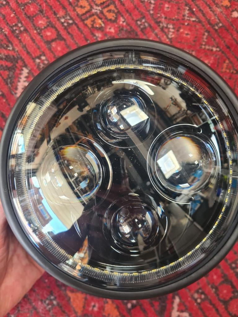 Motor koplamp LED met Halo, Ophalen of Verzenden