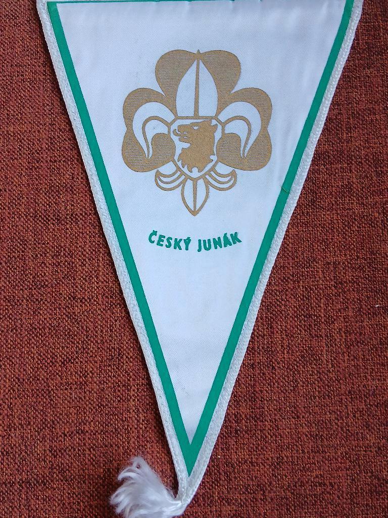Vaantje Scouting Tsjechië vlaggetje, Verzamelen, Scouting, Ophalen of Verzenden, Zo goed als nieuw, Embleem, Speld of Insigne