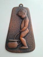 Vintage toilet bordje, Huis en Inrichting, Woonaccessoires | Tekstborden en Spreuken, Ophalen of Verzenden