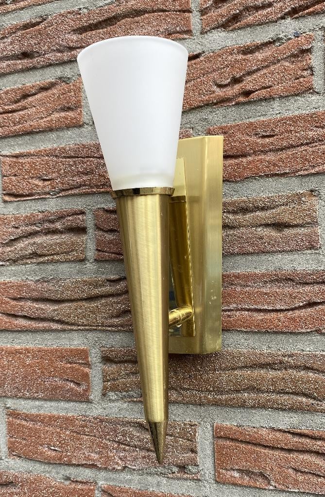 Leuke Vintage Wofi Leuchten Lamp - retro design, Ophalen of Verzenden, Gebruikt, Glas, Vintage retro