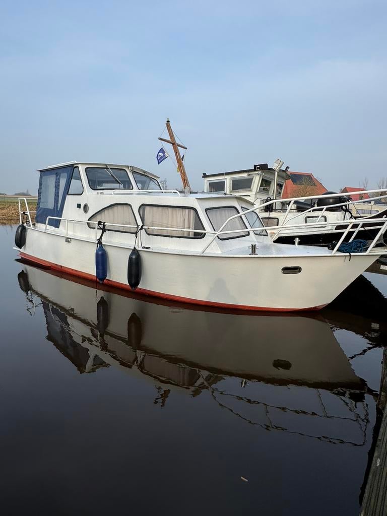 Kajuitboot incl. ligplaats 2026, Watersport en Boten, Ophalen, 10 tot 30 pk, Gebruikt, Staal