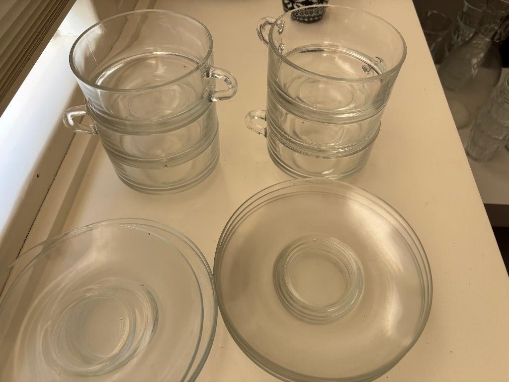 Soepkommen met schotels, Ophalen, Zo goed als nieuw, Kom(men), Overige stijlen