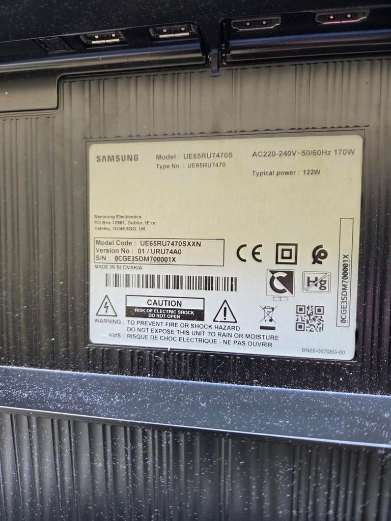 Samsung smart led tv 4k 65 inch, Audio, Tv en Foto, Televisies, Ophalen, 50 Hz, Zo goed als nieuw, Samsung