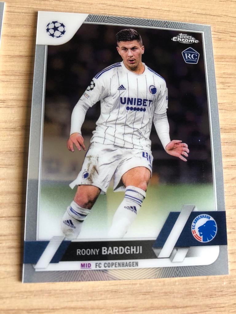 Topps Chrome CL 2023 Roony Bardghji RC Barcelona, Ophalen of Verzenden, Zo goed als nieuw, Buitenlandse clubs, Spelerskaart