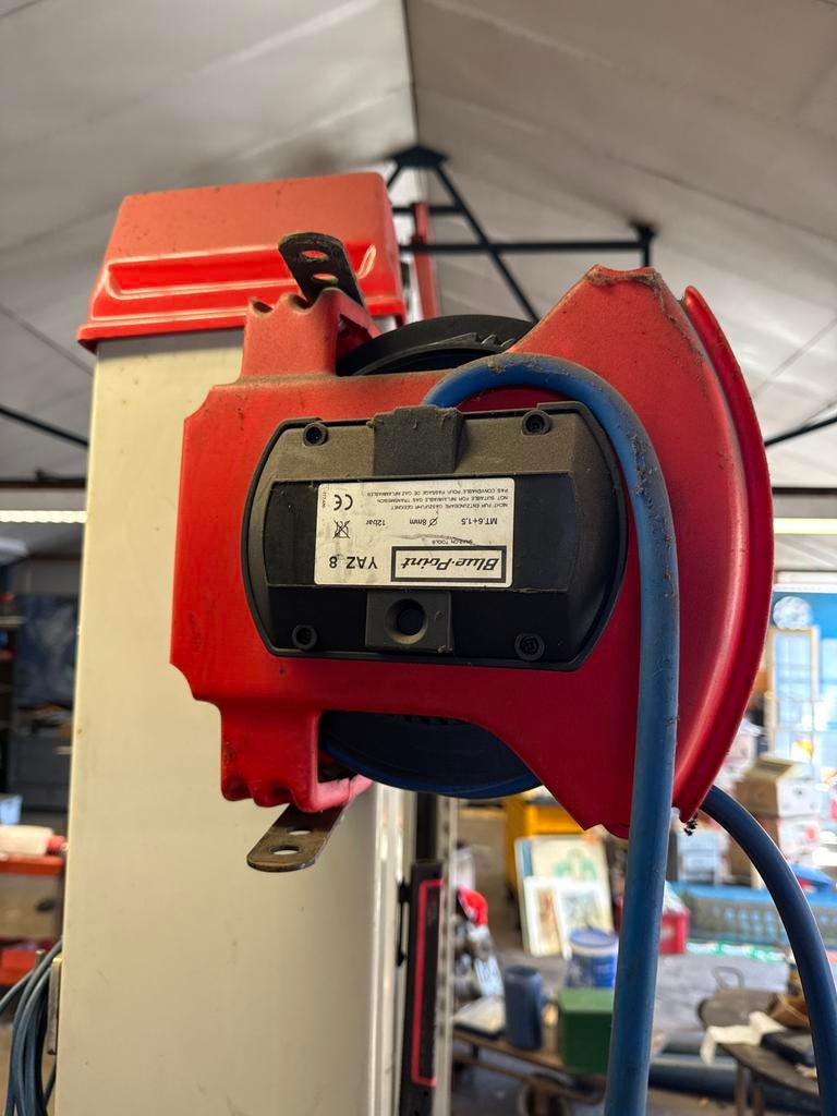 Blue-Point YAZ 8 Luchtslanghaspel 12 bar, Doe-het-zelf en Verbouw, Compressors, Ophalen, Gebruikt, 10 bar of meer