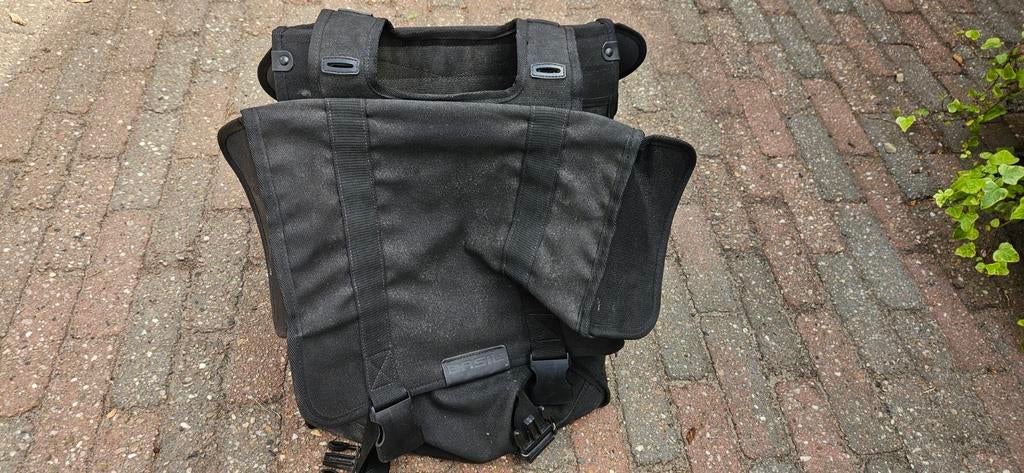 Basil Kavan XL Dubbele Fietstas 58L - Zwart, Ophalen, Gebruikt, Basil