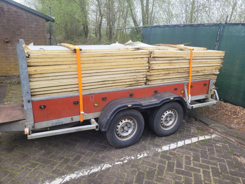 Dupanel plaatjes, Ophalen, Hardschuim (Pir), 15 m² of meer, Dakisolatie