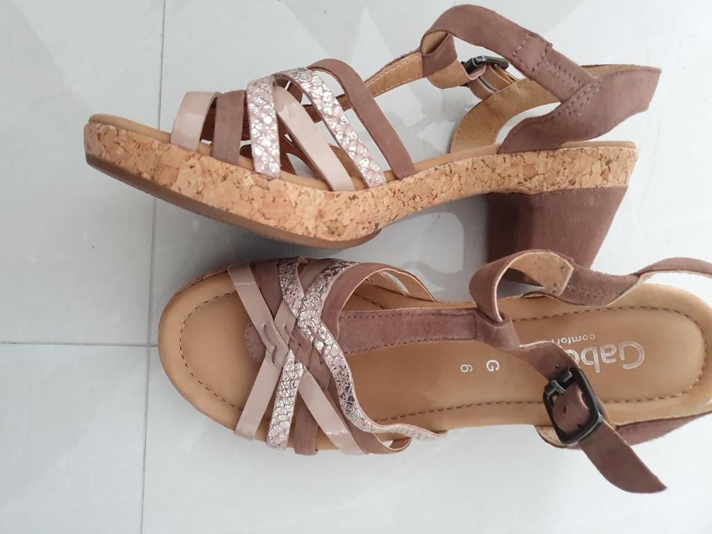 Gabor sandalen maat 39, Kleding | Dames, Schoenen, Bruin, Gabor, Zo goed als nieuw, Sandalen of Muiltjes