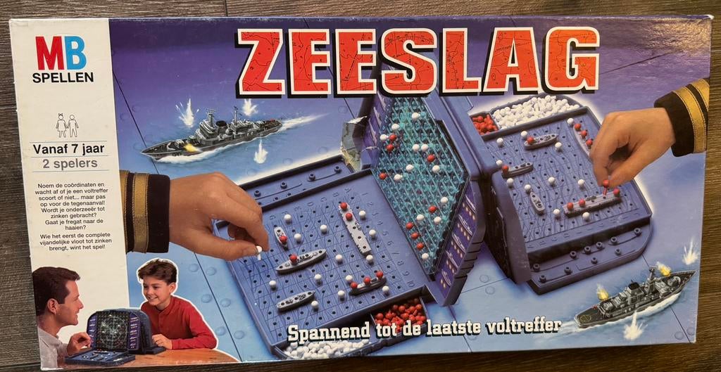 Zeeslag spel, Een of twee spelers, Ophalen of Verzenden, Zo goed als nieuw