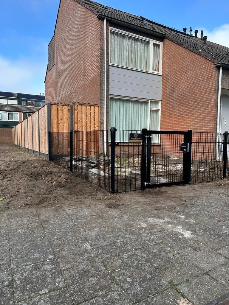 Hekwerk Dubbelstaafmat & Gaas - Snelle Levering & Kwaliteit, Ophalen, Met poort, Dubbelstaafmat hekwerk, Zo goed als nieuw