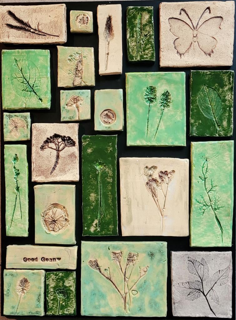 keramiek tegeltjes, Ophalen