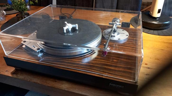 Originele Micro BL-91 met CF1 carbon arm en Denon DL 160, Audio, Tv en Foto, Platenspelers, Refurbished, Platenspeler, Overige merken