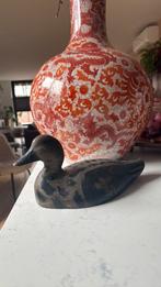 Mooie oude houten lokeend, Ophalen of Verzenden