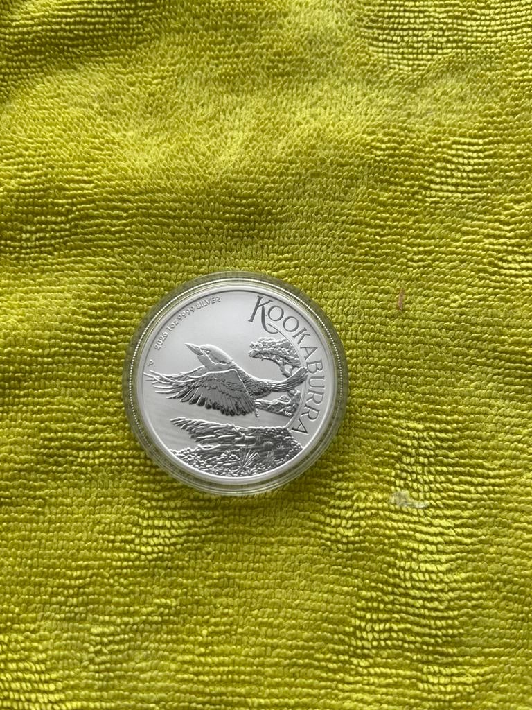 Australië 🇨🇰Kookaburra 2026., Postzegels en Munten, Edelmetalen en Baren, Ophalen of Verzenden, Zilver