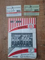 Sparta - Feyenoord programmaboekje en toegangskaarten, Ophalen of Verzenden