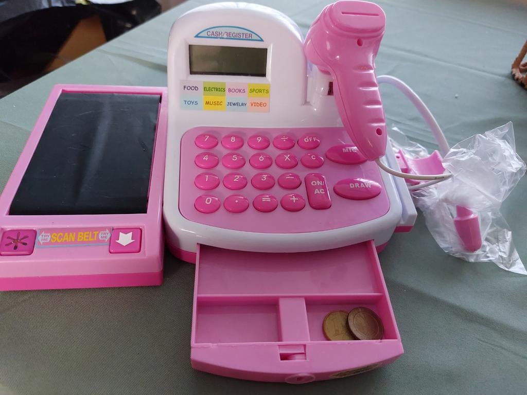Speelgoed kassa met geluid z.g.a.n, Kinderen en Baby's, Speelgoed | Educatief en Creatief, Ophalen of Verzenden, Zo goed als nieuw