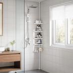 Douche Rek – Wit – Verstelbaar 85-305 cm – Badkamer Wandrek, Ophalen, Minder dan 50 cm, 200 cm of meer, Overige typen