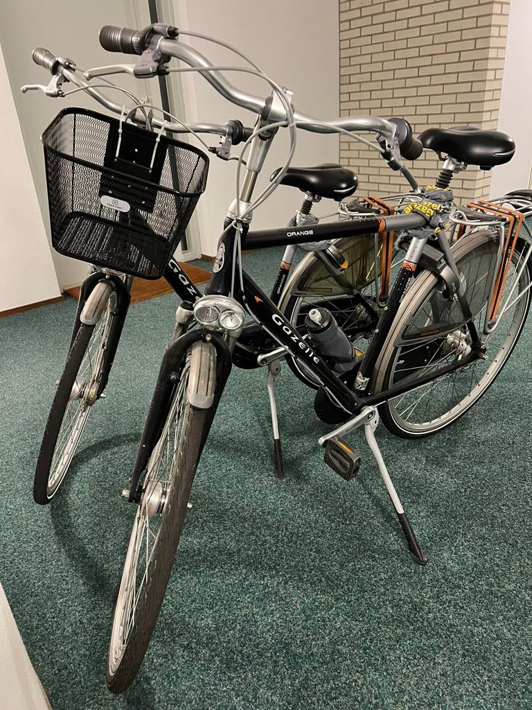 Gazelle Orange herenfiets frame maat 57 grijs/blauw, Fietsen en Brommers, Fietsen | Heren | Herenfietsen, 57 tot 61 cm, Ophalen