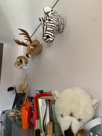 BiBiB dierenkop, ijsbeer, tijger, hert, zebra, Kinderen en Baby's, Kinderkamer | Inrichting en Decoratie, Ophalen of Verzenden