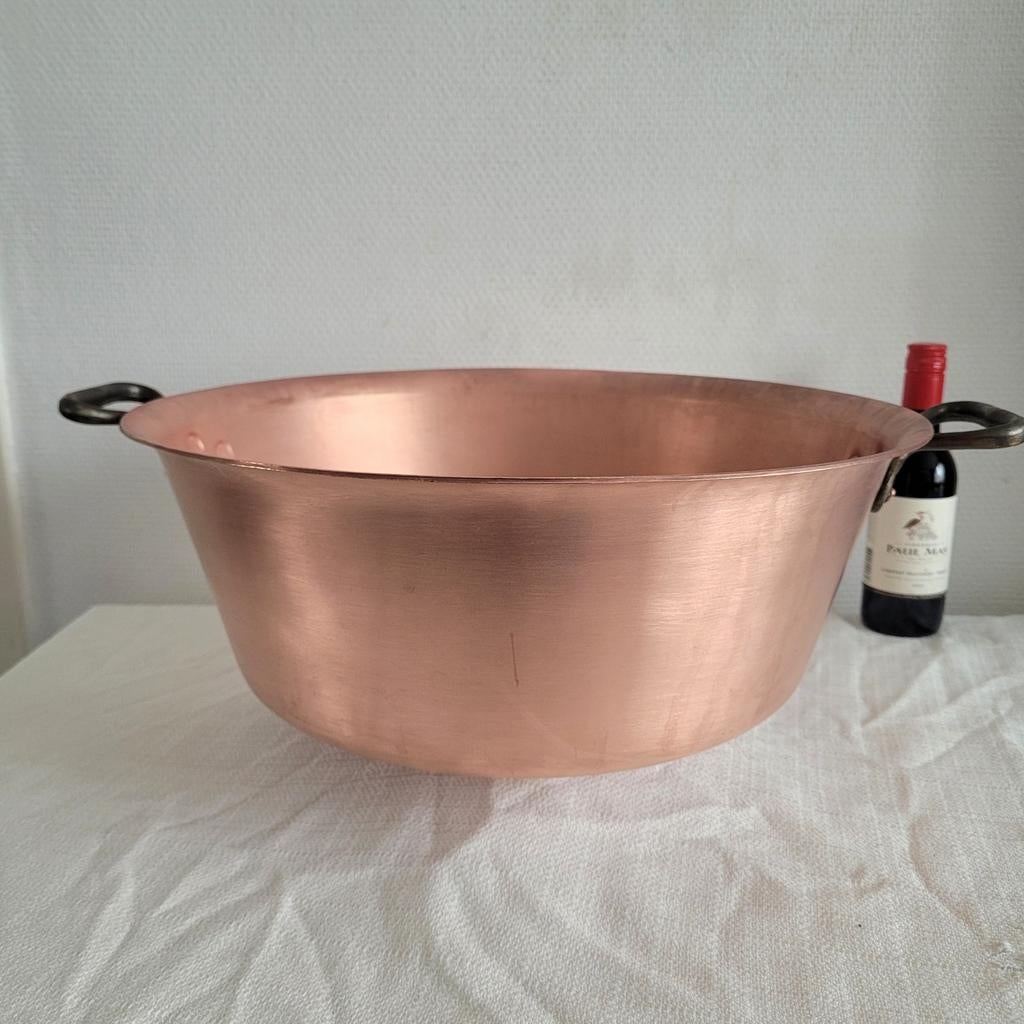 Falk culinair Dikwandige koperen pan jampan confiturepan, Ophalen of Verzenden, Gebruikt, Overige materialen, Koekenpan of Braadpan
