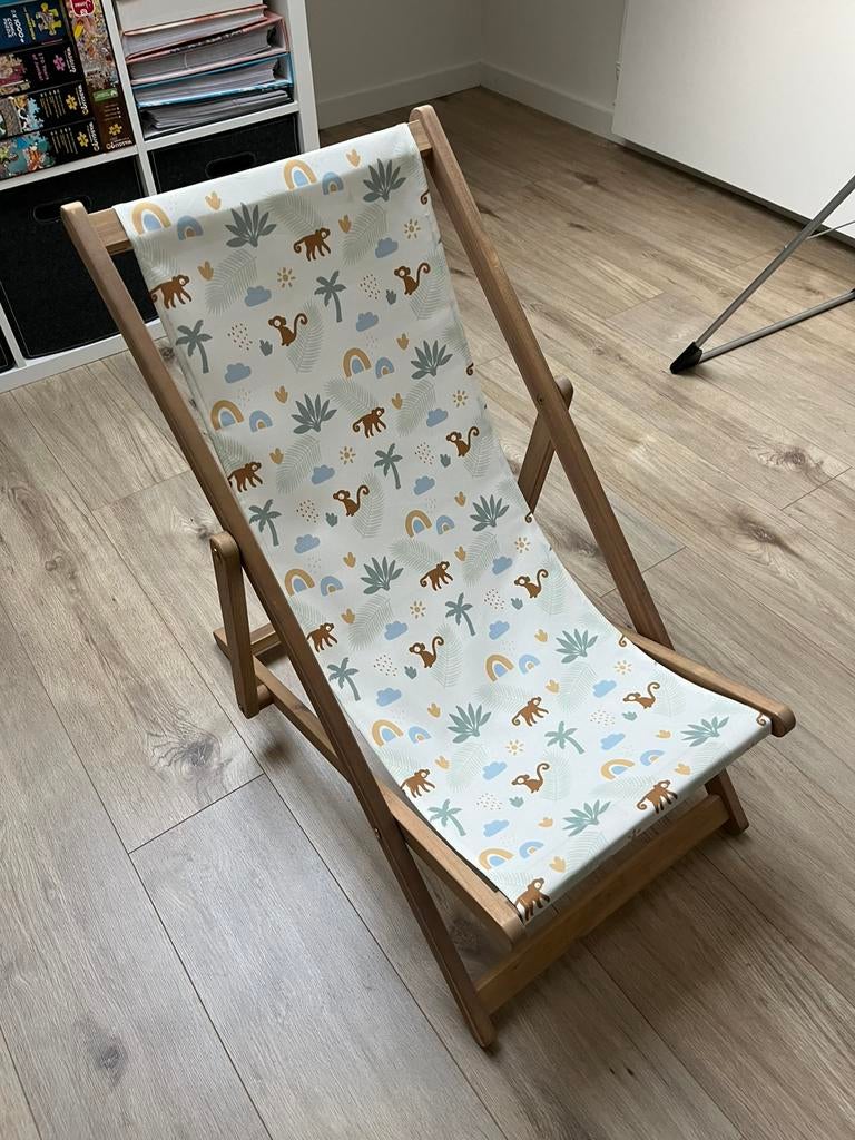Strandstoel kind, Ophalen, Zo goed als nieuw, Hout