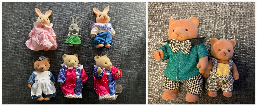 Sylvanian Families Figuren ... 8 stuks, Verzamelen, Ophalen, Zo goed als nieuw