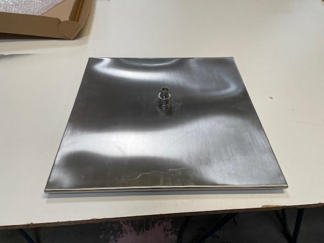 Vierkante plafond douche, Ophalen of Verzenden, Nieuw, Rvs, Douche