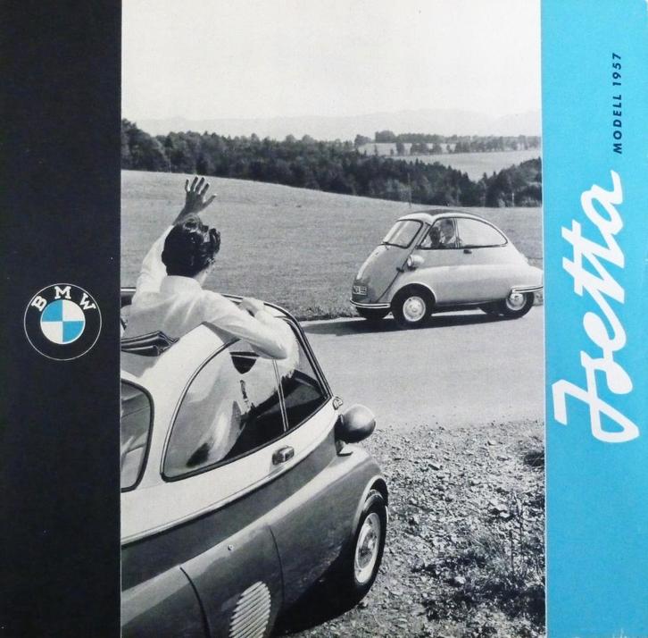 Folder BMW Isetta Modell 1957, Boeken, Auto's | Folders en Tijdschriften, Zo goed als nieuw, BMW, Ophalen of Verzenden