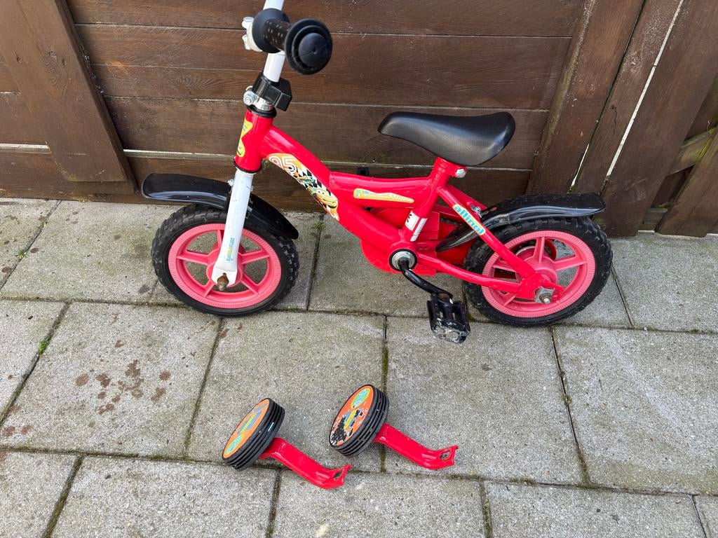Kinderfiets 10 inch, Fietsen en Brommers, Fietsen | Kinderfietsjes, Ophalen of Verzenden, Gebruikt, Minder dan 16 inch, Zijwieltjes