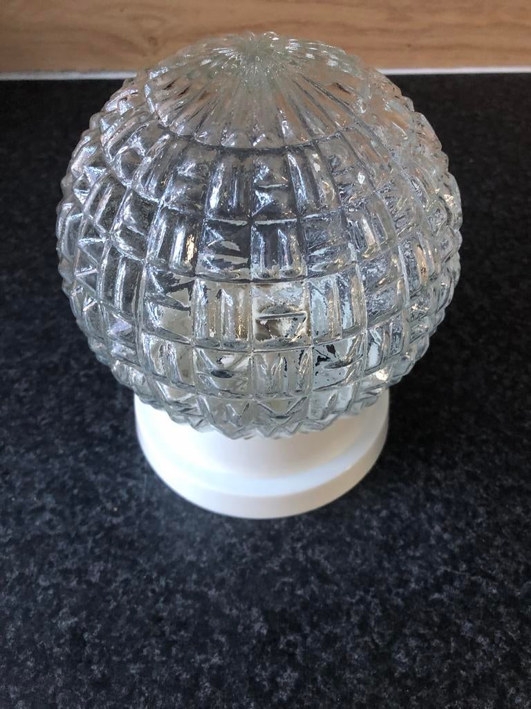 Mooie vintage plafonnière, Ophalen of Verzenden, Gebruikt