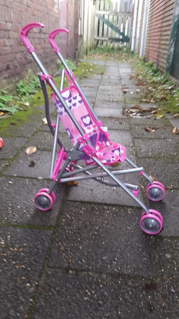 Little Dutch metalen Poppen buggy, Kinderen en Baby's, Speelgoed | Poppen, Ophalen, Zo goed als nieuw, Overige typen