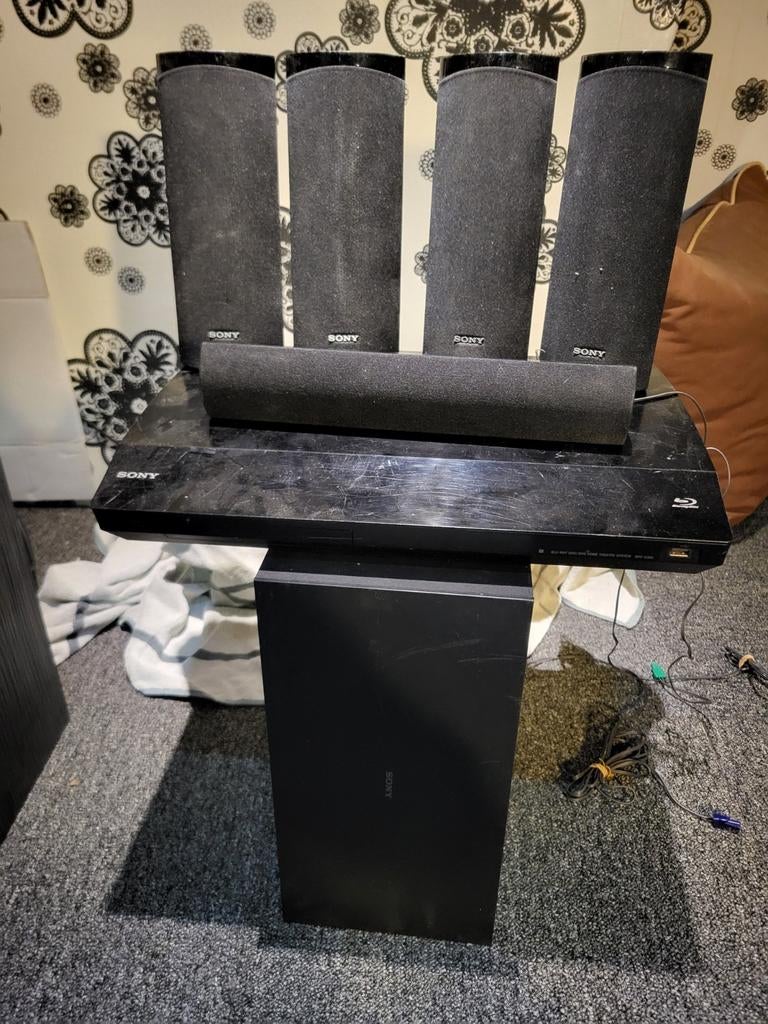 Home cinema setje van Sony 5.1, Audio, Tv en Foto, Home Cinema-sets, Ophalen of Verzenden, 5.1-systeem, Sony, Dvd-speler