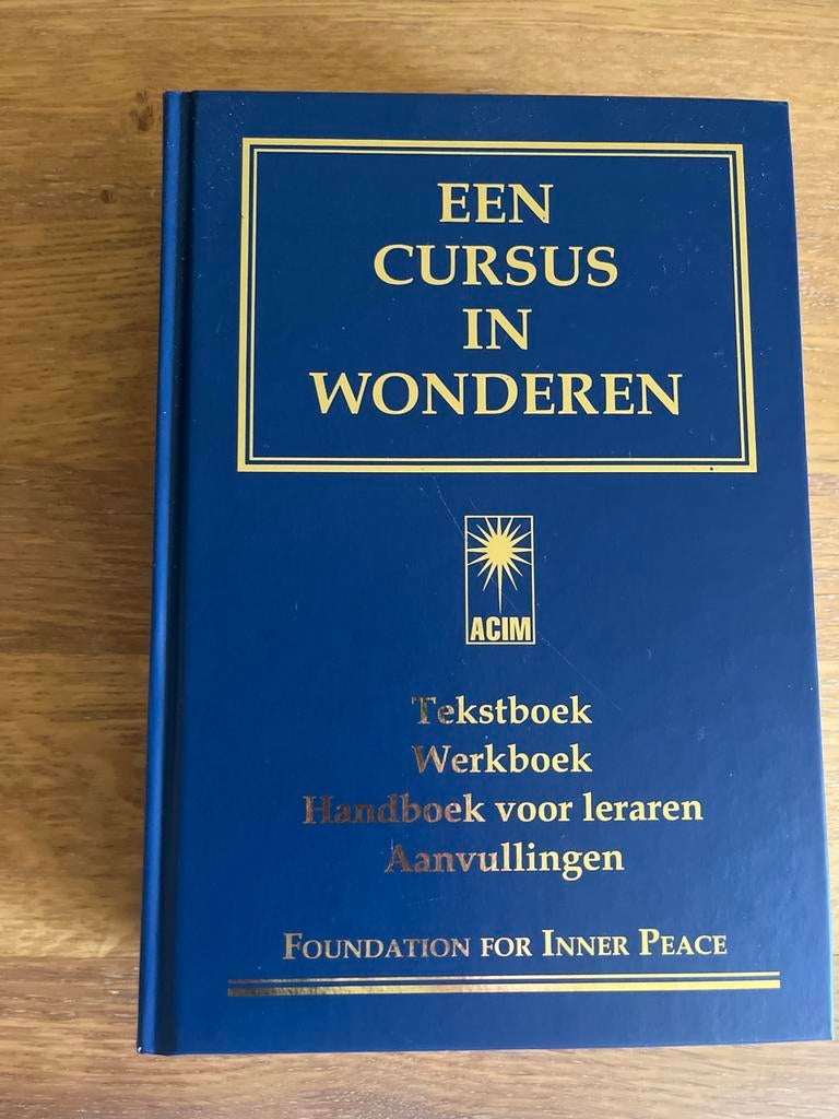 Een cursus in wonderen, Boeken, Achtergrond en Informatie, Spiritualiteit algemeen, Ophalen of Verzenden, Zo goed als nieuw