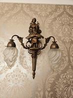 Bronzen engelen Lampen Collectie met Swarovski Kristallen, Ophalen, Klassiek, Zo goed als nieuw, Glas