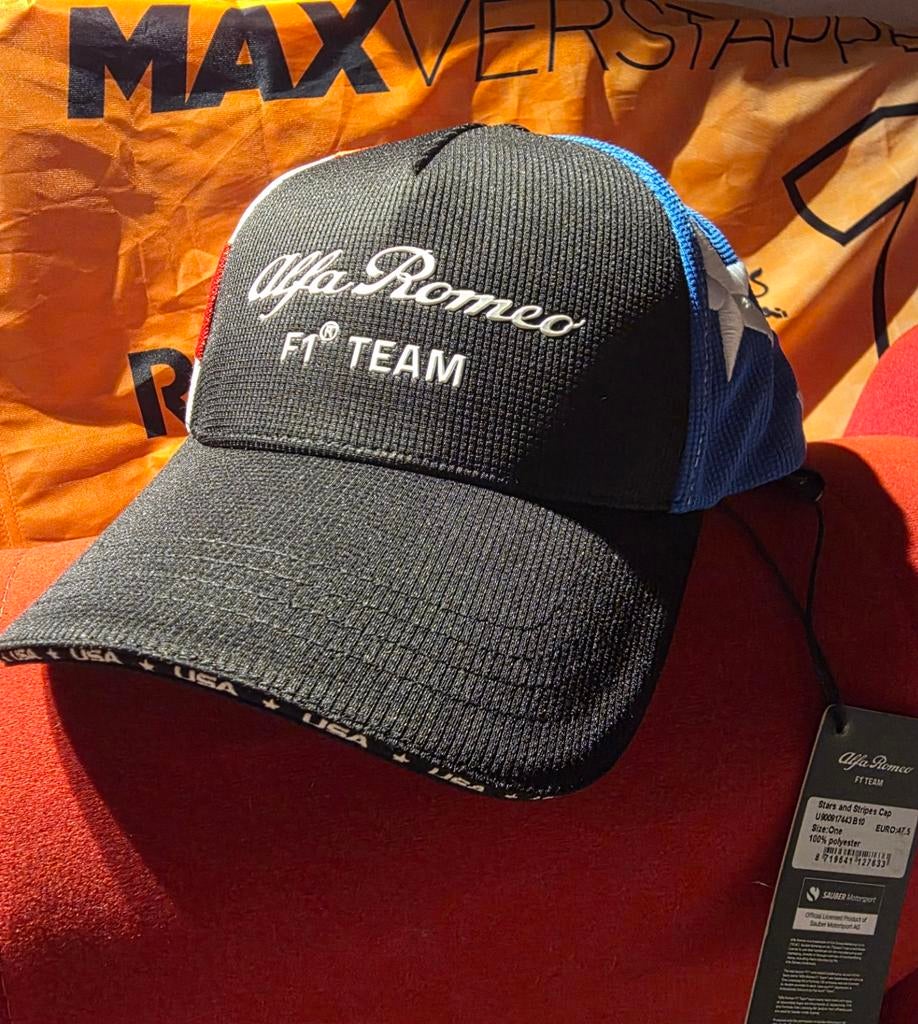 Alfa Romeo F1 Team USA Cap Nieuw, Kleding | Heren, Alfa Romeo, Nieuw, Pet, One size fits all