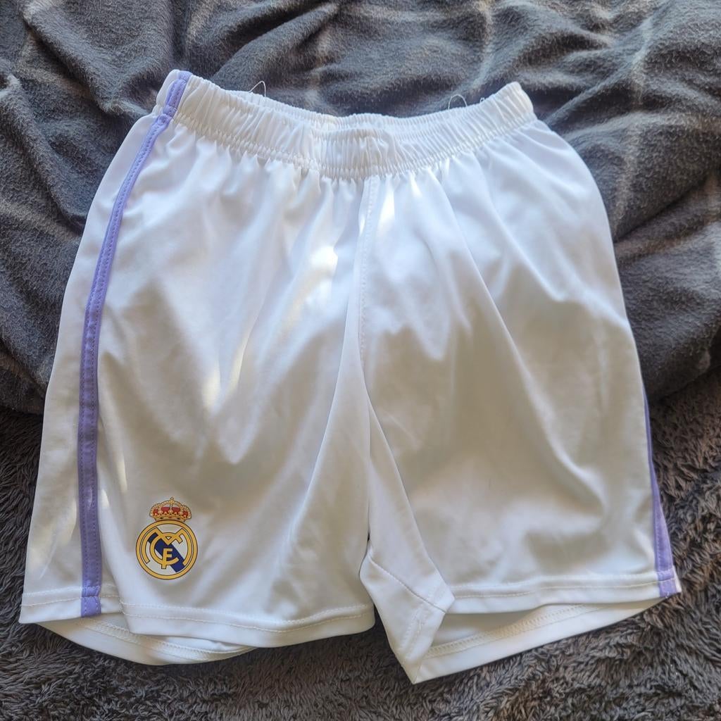 Real Madrid korte broek, Maat XS of kleiner, Ophalen of Verzenden, Gebruikt, Broek