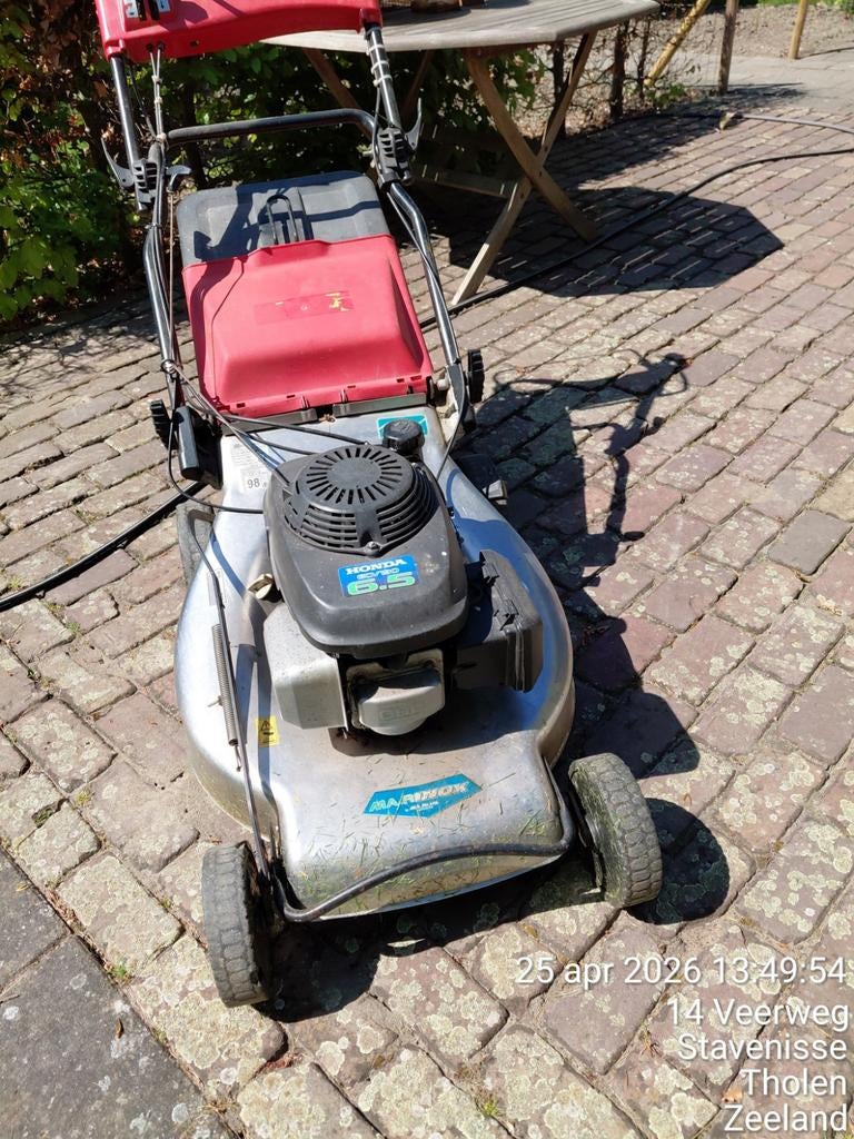 Honda grasmaaier met wielaandrijving (defect), Honda, Gebruikt, Ophalen of Verzenden, Benzine-grasmaaier