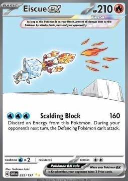 EISCUE EX 222/197 - OBSIDIAN FLAMES, Ophalen of Verzenden, Nieuw, Losse kaart, Foil