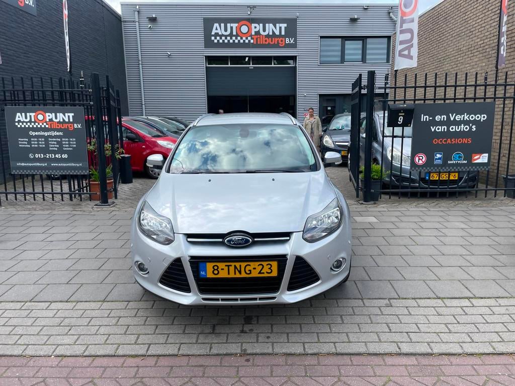 Ford Focus Wagon 1.0 EcoBoost Edition Plus Airco 6Bak NAP AP, Euro 5, Gebruikt, Leder en Stof, Origineel Nederlands