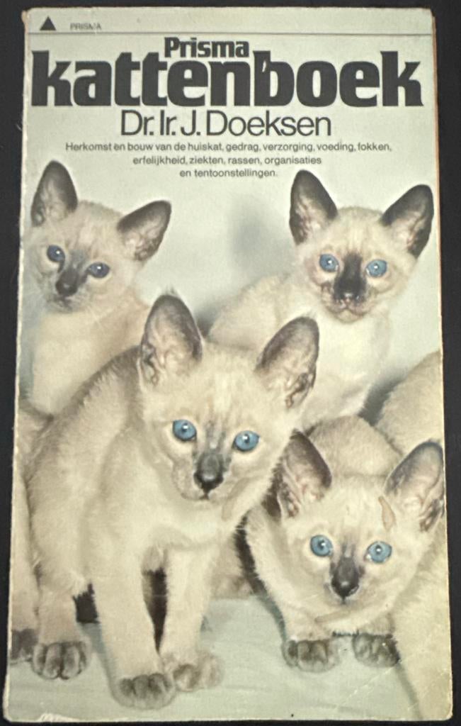 Boek Prisma kattenboek Dr. Ir. J. Doeksen, Ophalen of Verzenden, Gelezen, Katten