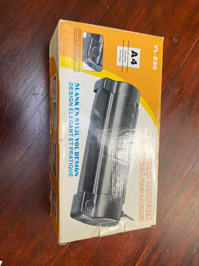 A4 Lamineermachine VL-230 - Warm & Koud Lamineren, Ophalen of Verzenden