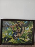 Diamond painting luiaard met jong, Ophalen