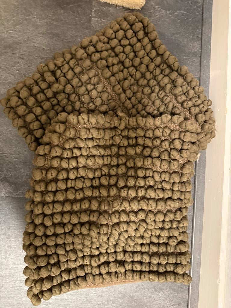 Kussenhoes 40x40 - Groen/Bruin, Huis en Inrichting, Ophalen, Gebruikt, Groen, Vierkant