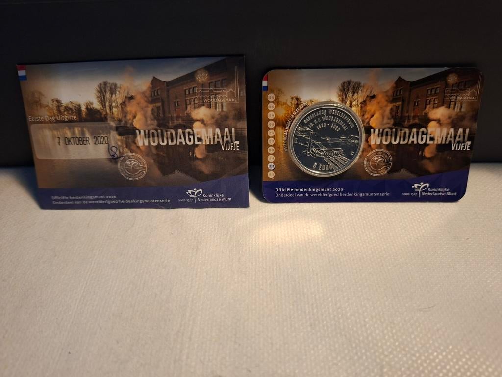 Woudagemaal Vijfje - Officiële herdenkingsmunt 2020, Postzegels en Munten, Verzenden