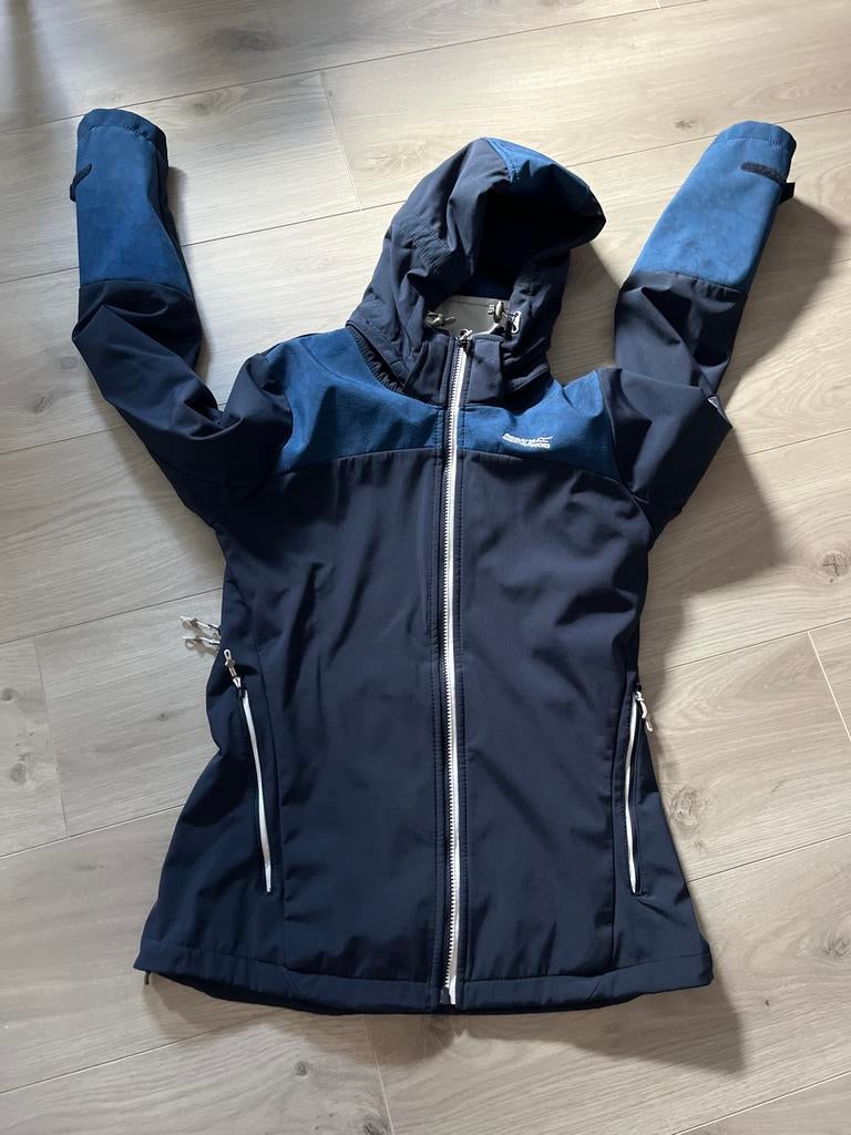 Regatta softshell jas dames maat S, Ophalen of Verzenden, Gedragen, Maat 36 (S), Blauw