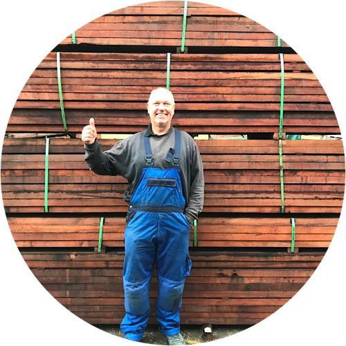 Azobe hardhouten palen en vlonderplanken, Tuin en Terras, Palen, Balken en Planken, Ophalen of Verzenden