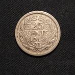 25 cent 1915, Verzenden, Zilver, 25 cent, Koningin Wilhelmina