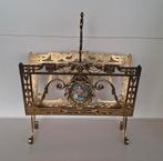 Vintage messing lectuurbak, Huis en Inrichting, Woonaccessoires | Krantenbakken en Lectuurbakken, Ophalen of Verzenden, Zo goed als nieuw