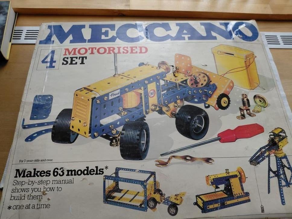 Meccano motorised set 4, Antiek en Kunst, Ophalen of Verzenden