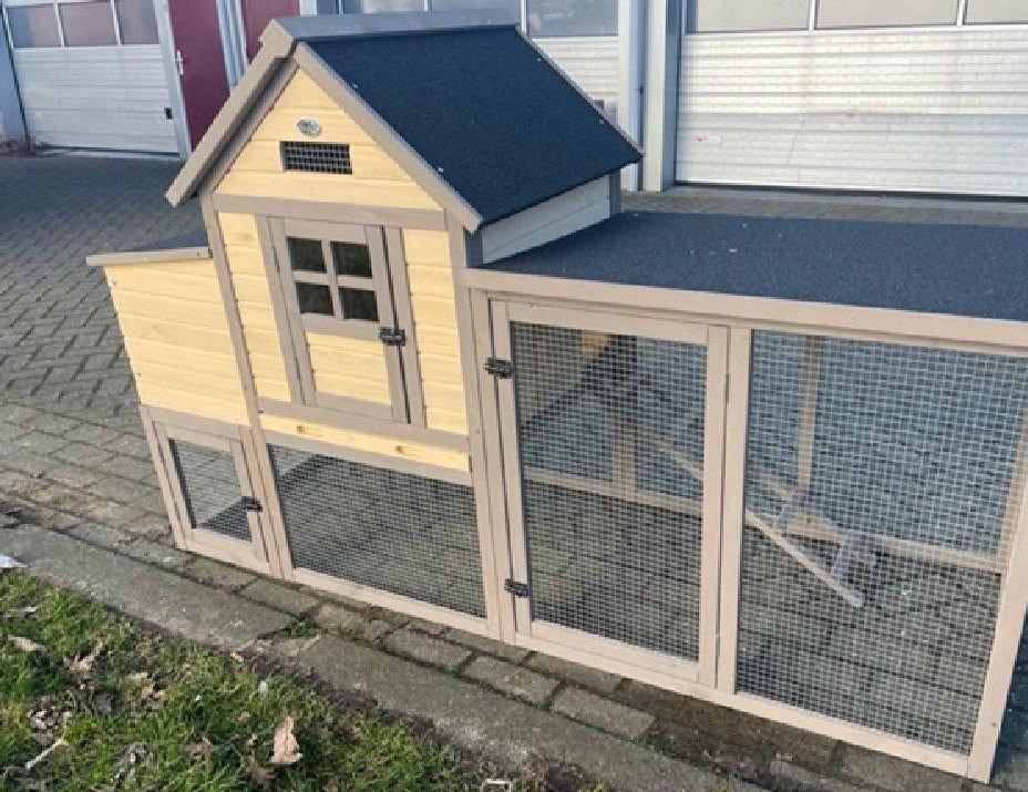 Vogelkooi Sophia met Standaard | Antraciet Binnenkooi